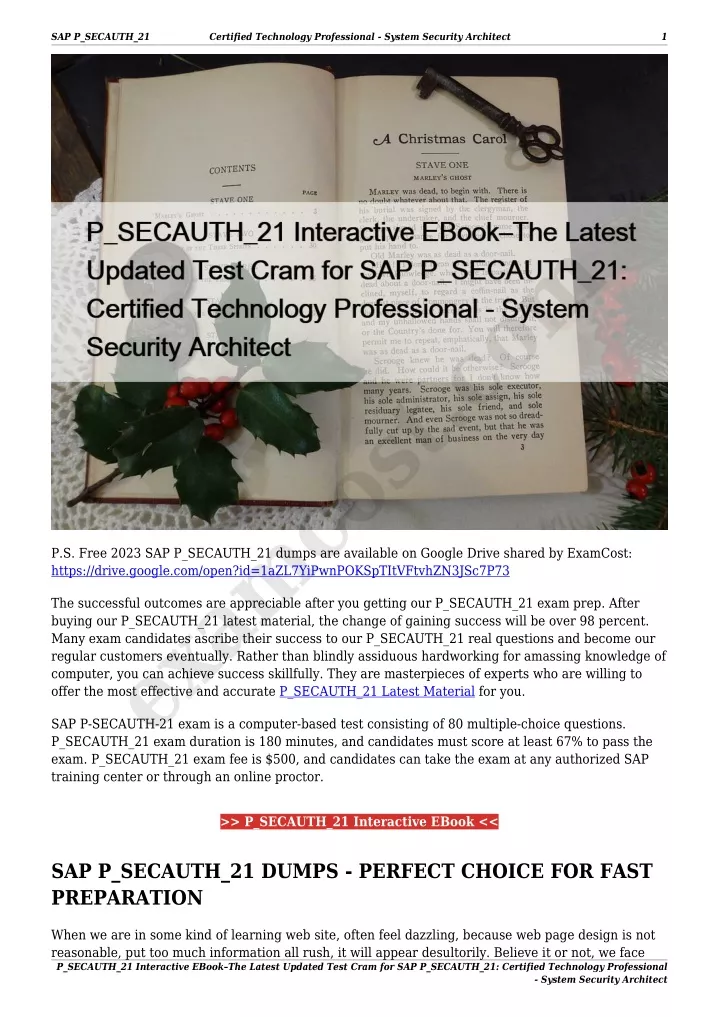 sap p secauth 21