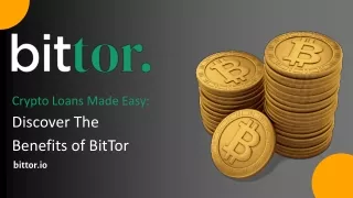 Crypto Loans Made Easy-Discover The Benefits Of Bittor
