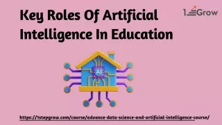 key roles of artificial intelligence in education