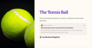 Buy Tennis Ball Rackets Info | Rackets Kingdom