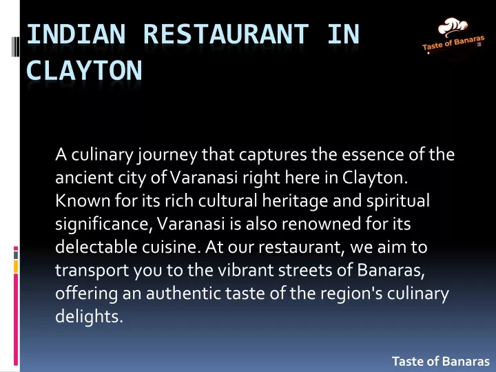 i ndian restaurant in clayton
