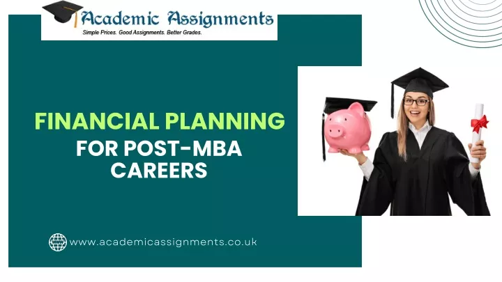 financial planning for post mba careers
