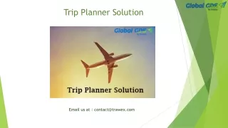 trip planner solution
