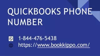 QUICKBOOKS PHONE NUMBER | 1-844-476-5438