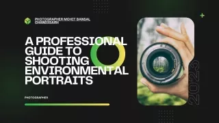 Professional Guide to Shooting Environmental Portraits || Mohit Bansal Chandigar