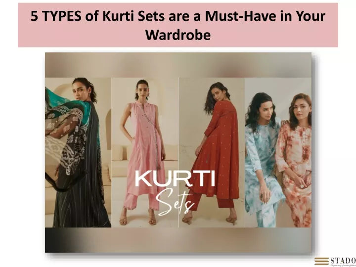 5 types of kurti sets are a must have in your wardrobe