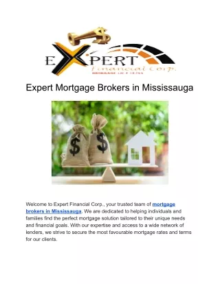 Expert Mortgage Brokers in Mississauga