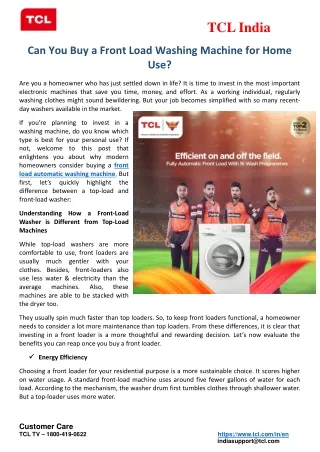 tcl india
