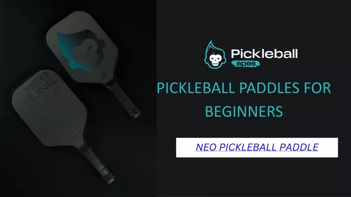 pickleball paddles for beginners