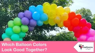 Make Your Next Event Pop with the Best Balloon Colour Combinations