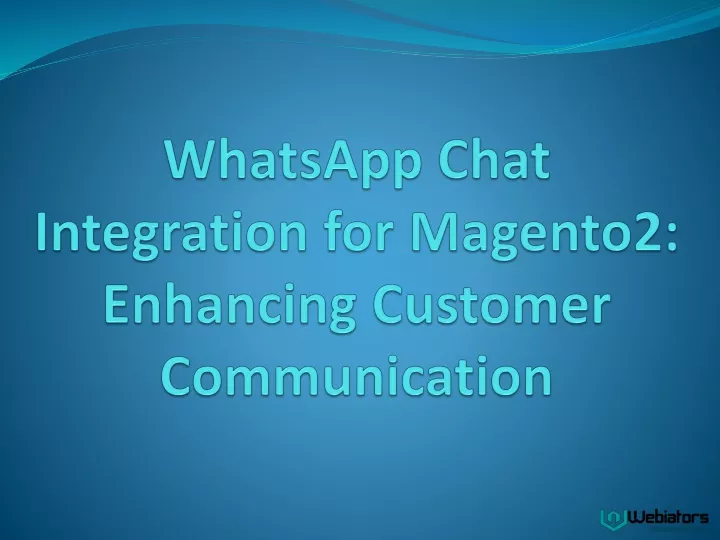 whatsapp chat integration for magento2 enhancing customer communication