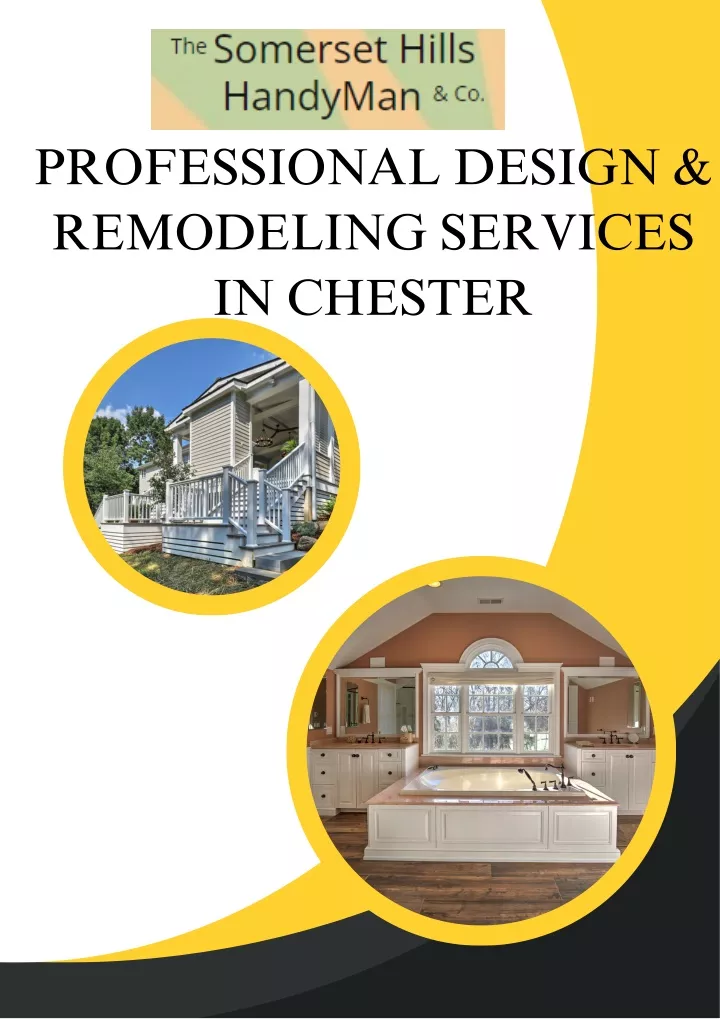 professional design remodeling services in chester