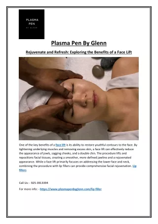 Best Plasma Near Me in Concord- plasma pen by Glenn
