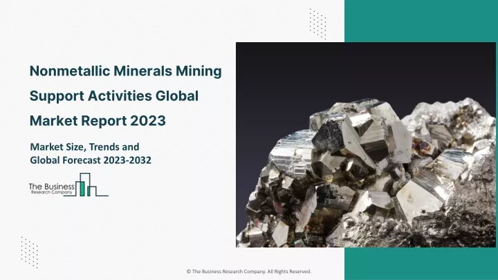 nonmetallic minerals mining support activities