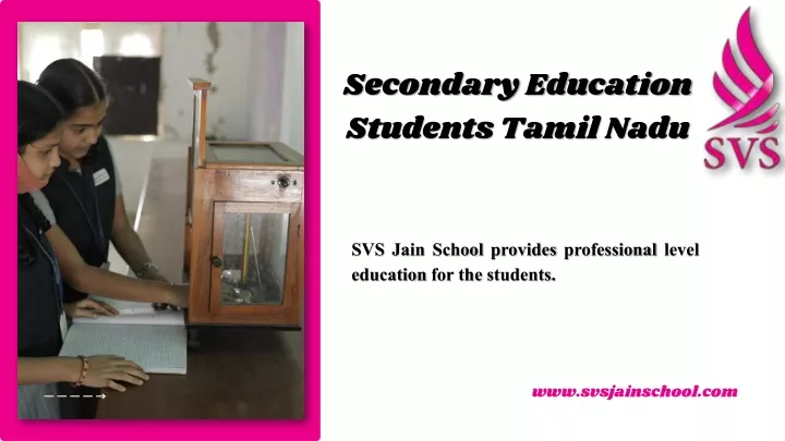 secondary education students tamil nadu