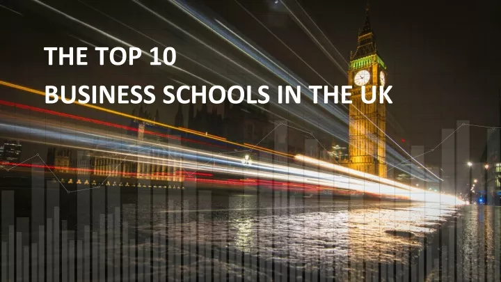 the top 10 business schools in the uk