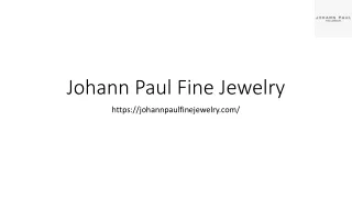 Buy Custom Earrings in California  Johann Paul Fine Jewelry