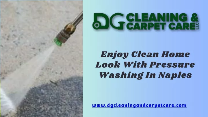 enjoy clean home look with pressure washing