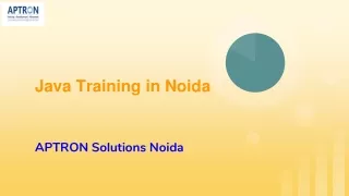 java training in noida