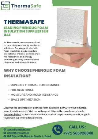 Thermasafe - Leading Phenolic Foam Insulation Suppliers in UAE