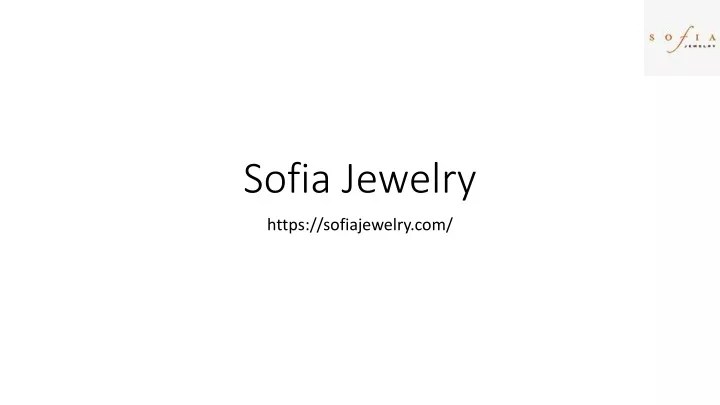 sofia jewelry