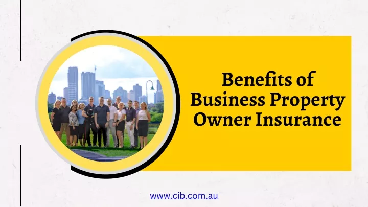 benefits of business property owner insurance