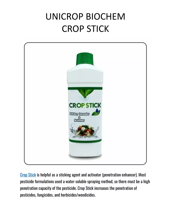 unicrop biochem crop stick