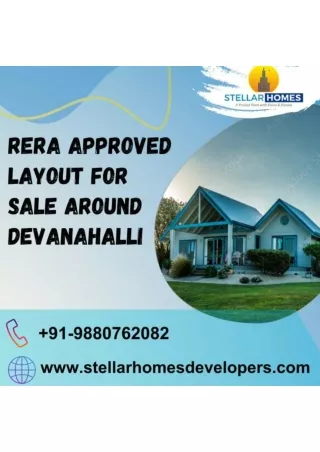 _Rera Approved Layout for Sale Around Devanahalli