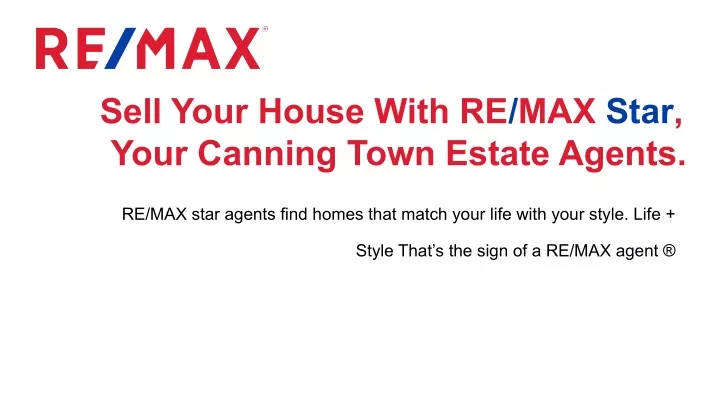 sell your house with re max star your canning