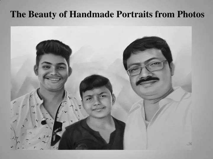 the beauty of handmade portraits from photos