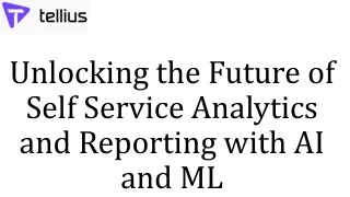 unlocking the future of self service analytics and reporting with ai and ml