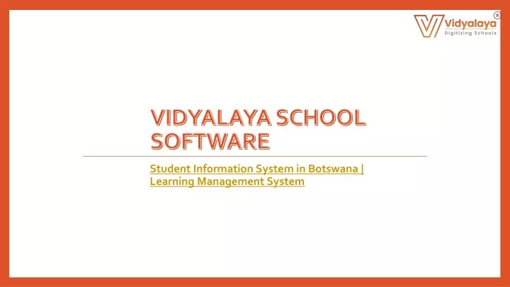 vidyalaya school software