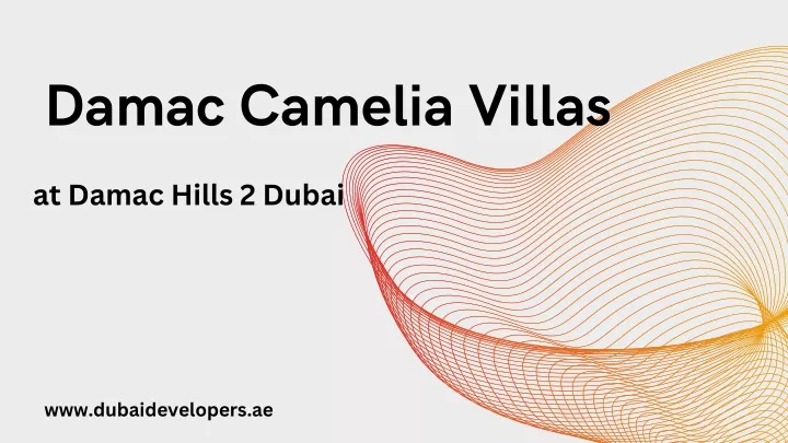 damac camelia villas