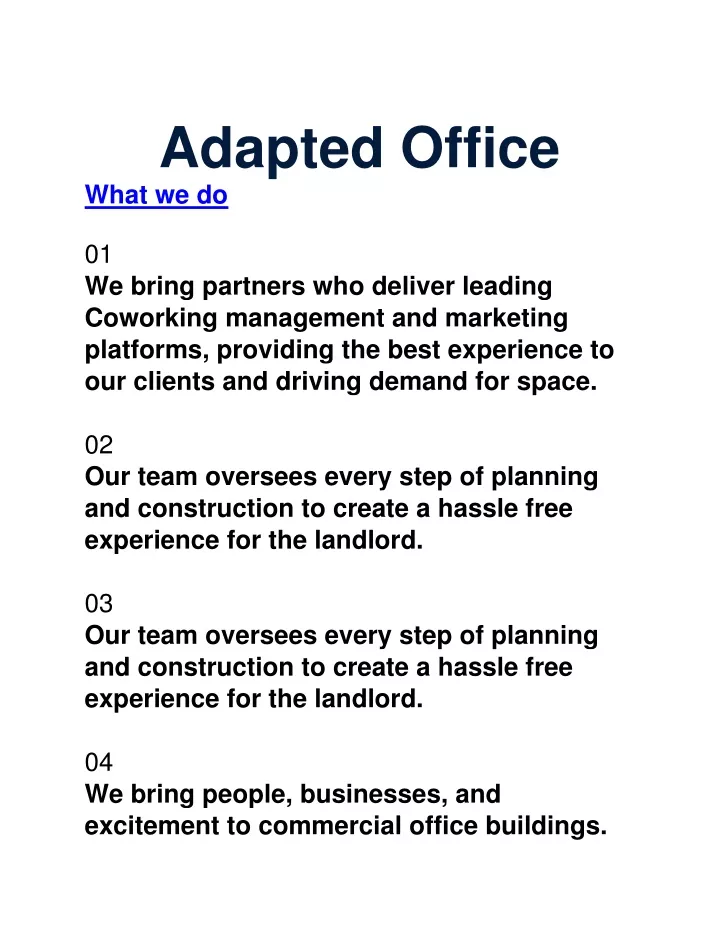 adapted office what we do 01 we bring partners