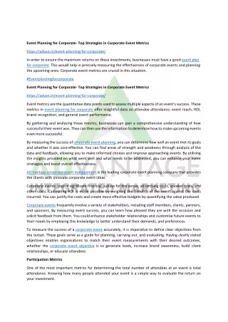 event planning for corporate top strategies