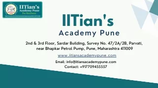 IItians academy pune