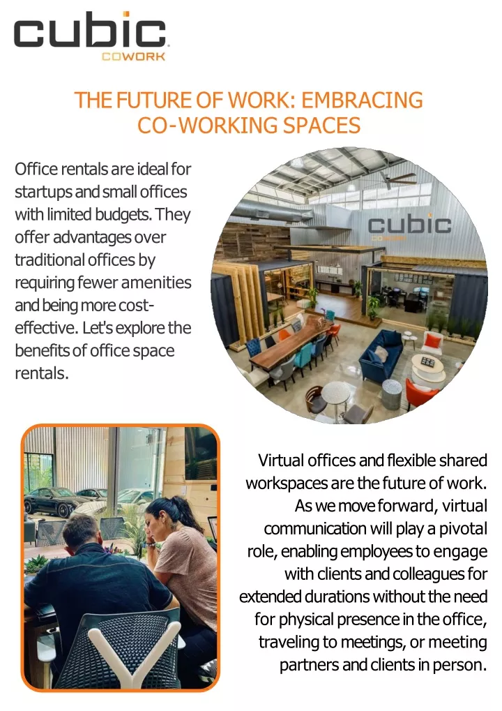 the future of work embracing co working spaces