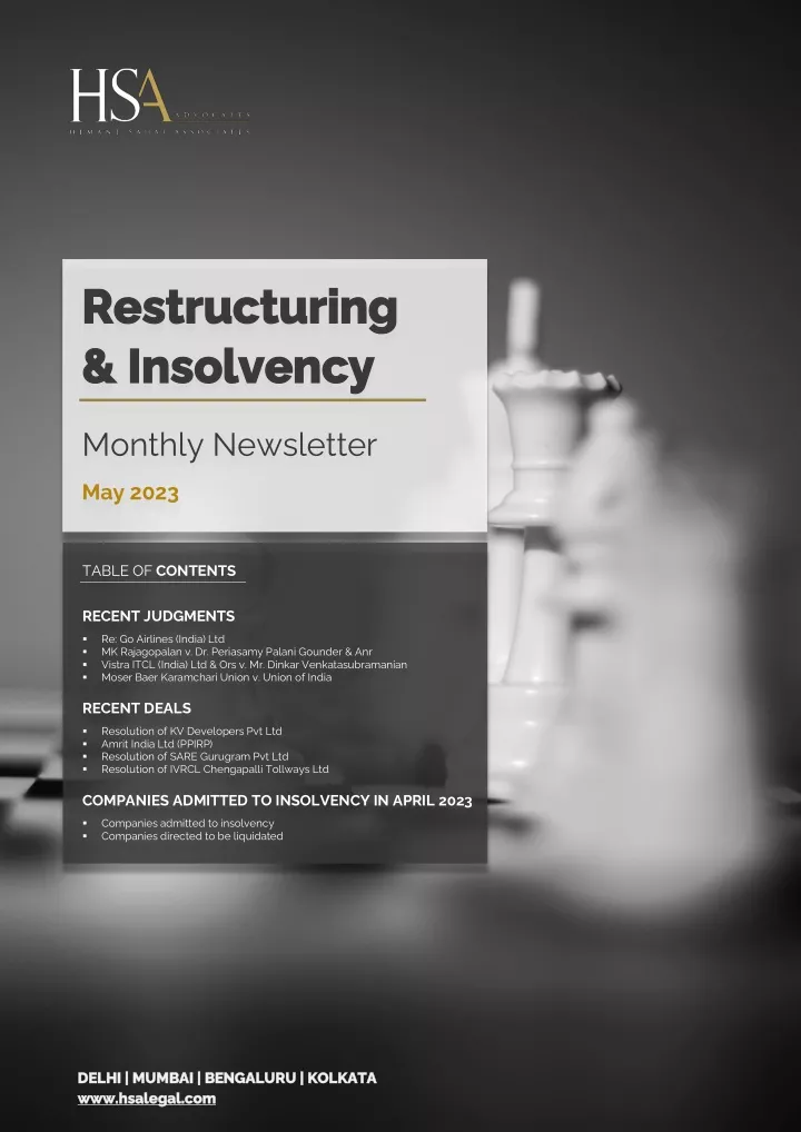 restructuring restructuring insolvency insolvency