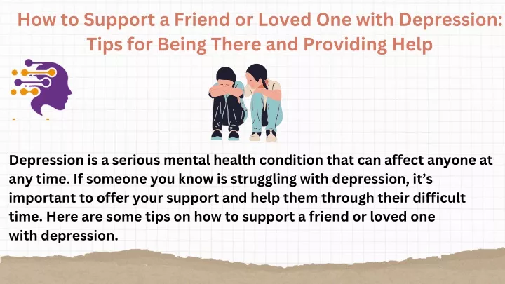 how to support a friend or loved one with