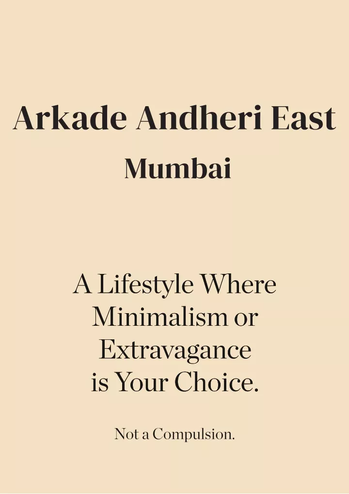 arkade andheri east mumbai