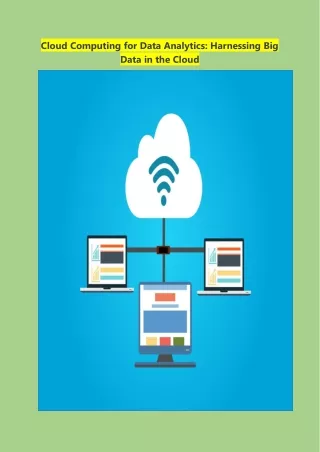 cloud computing for data analytics harnessing