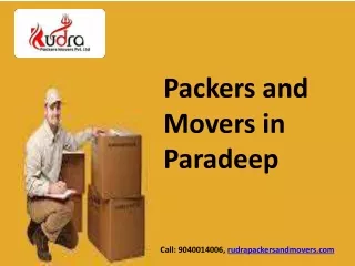 Packers and Movers in Paradeep