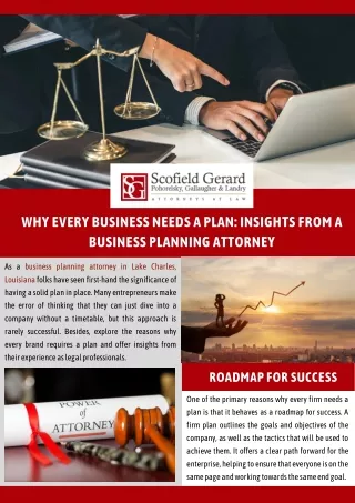 Why Every Business Needs a Plan: Insights From a Business Planning Attorney