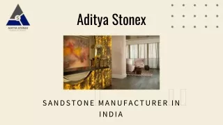 Sandstone Manufacturer in India
