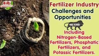 Fertilizer Industry - Challenges and Opportunities