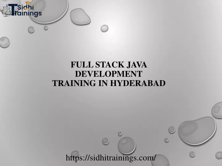 full stack java development training in hyderabad