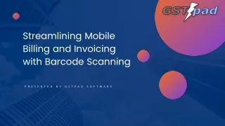 Streamlining Mobile Billing and Invoicing with Barcode Scanning