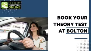 Book your Theory Test at Bolton