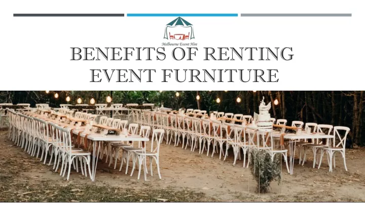 benefits of renting event furniture