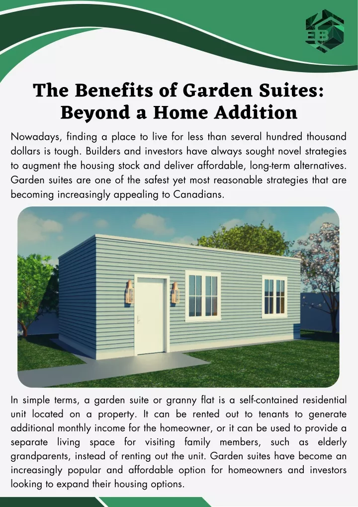 the benefits of garden suites beyond a home